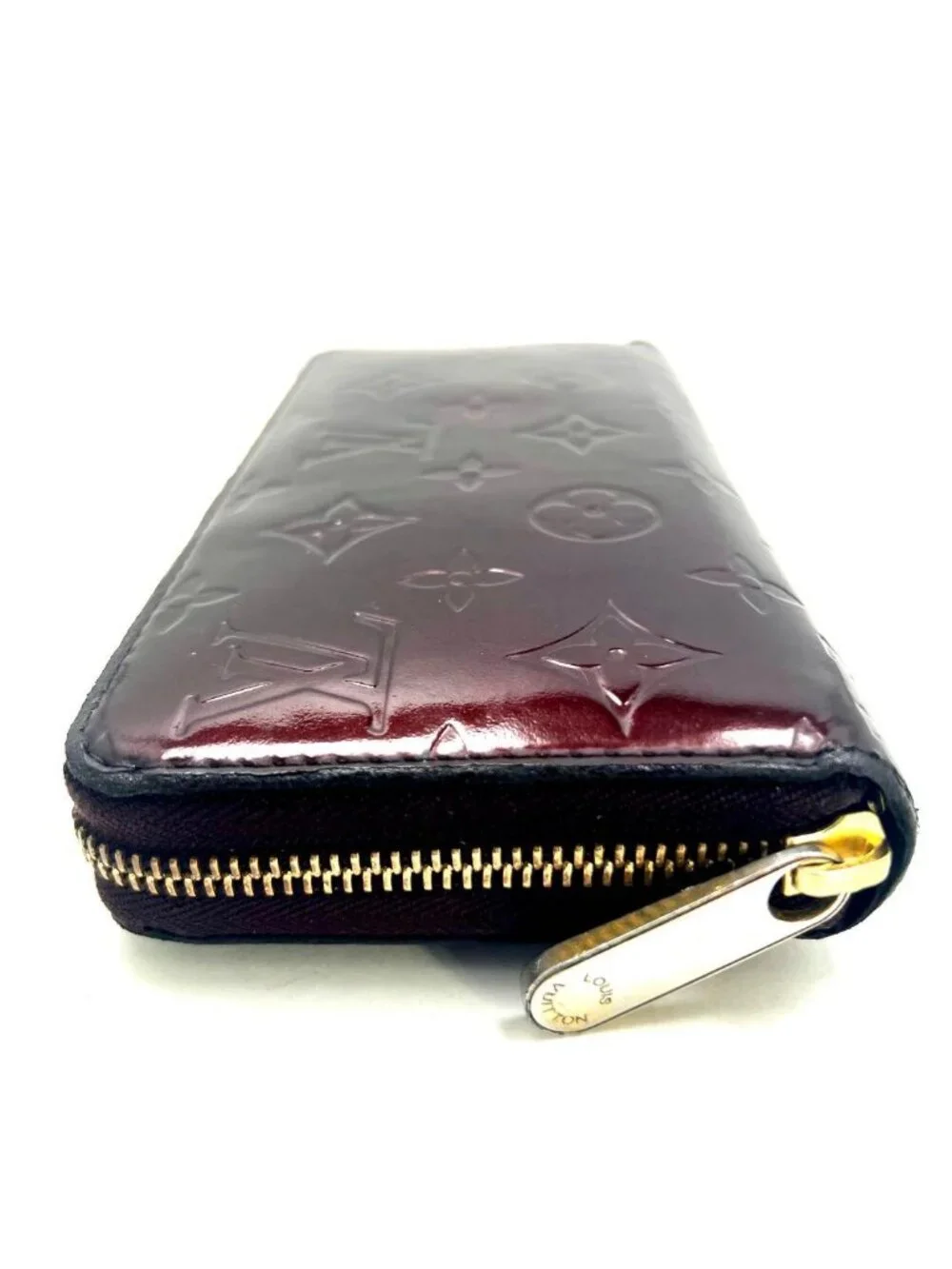 Louis Vuitton Vernis Amaranto Zippy Wallet Monogram